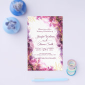 Budget Save De Datum Bruiloft Uitnodiging Flyer (Enkel)