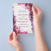 Budget Save De Datum Bruiloft Uitnodiging Flyer (Hand)