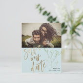 Budget Save Onze Datum Nepgoud Calligrafie & Foto (Staand voorkant)