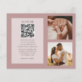Budget Save Our Date QR Code (Achterkant)