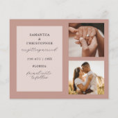 Budget Save Our Date Roos Gold Photo Weduwa (Achterkant)