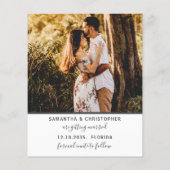 Budget Save Our Date Zwart & Wit 3 Foto (Achterkant)