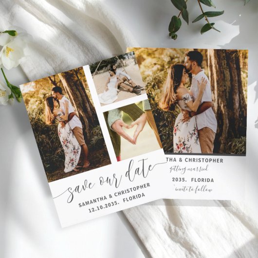 Budget Save Our Date Zwart & Wit 3 Foto