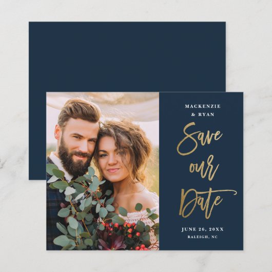 Budget Save The Date (Voorkant / Achterkant)