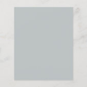 Budget Save the Date Eucalyptus Witte Bloemen (Achterkant)