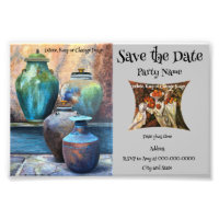 Budget Save the Date Feest Uitnodiging DT