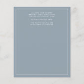 Budget Save the Date Flyer is in het Nederlands: B (Achterkant)