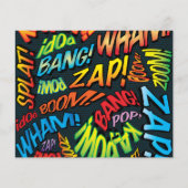 Budget Save the Date Fun Retro Stripboek Pop Art (Achterkant)