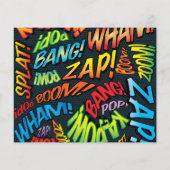 Budget Save the Date Leuk Retro Strip Pop Art (Achterkant)