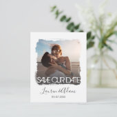 Budget Save the Date Photo Wedding Announding (Staand voorkant)