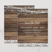 Budget Save the Date Rustic Farmhouse (Voorkant / Achterkant)