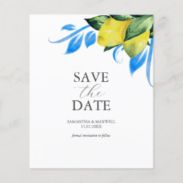 Budget Save the Date Uitnodigingen Botanische Citr