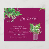 BUDGET Save the Date Varens Groene Huwelijk (Voorkant)