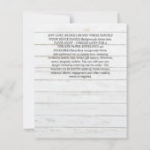 BUDGET SAVE THE DATES Landelijke Zonnebloemen Paar (Achterkant)