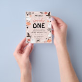 Budget Schattige Spooky One Halloween Eerste Verja Flyer (Hand)