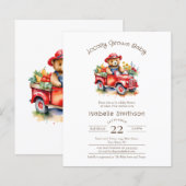 Budget Schattige Teddy Lokaal Gegroeid Baby shower (Voorkant / Achterkant)