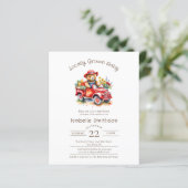 Budget Schattige Teddy Lokaal Gegroeid Baby shower (Staand voorkant)