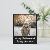 Budget Schattige vakantie fotokaart (Staand voorkant)