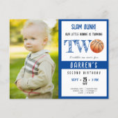 Budget Schattigee Basketbal Photo Boy 2e Verjaarda (Voorkant)