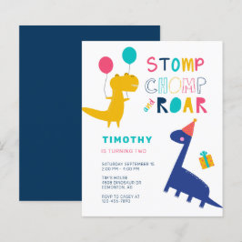 Budget Schattigee Dinosaurus Verjaardag Kleurrijke