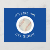 Budget Schattigee Honkbal Photo Boy 1e Verjaardag  (Achterkant)