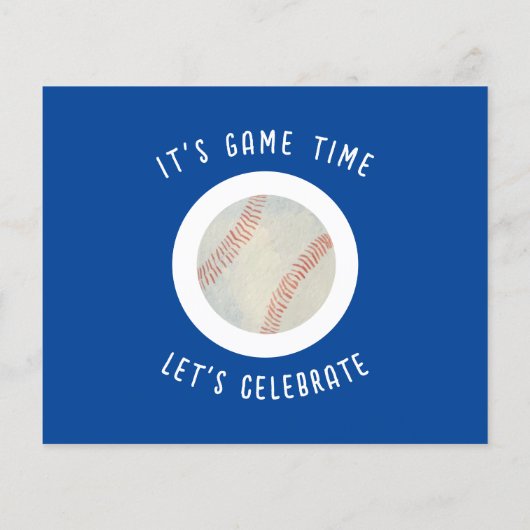 Budget Schattigee Honkbal Photo Boy 1e Verjaardag  (Achterkant)