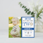 Budget Schattigee Honkbal Photo Boy 2e Verjaardag  (Staand voorkant)