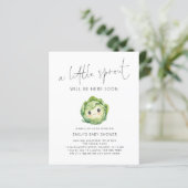 Budget Schattigee Little Sprout Baby shower (Staand voorkant)