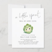 Budget Schattigee Little Sprout Baby shower (Voorkant)
