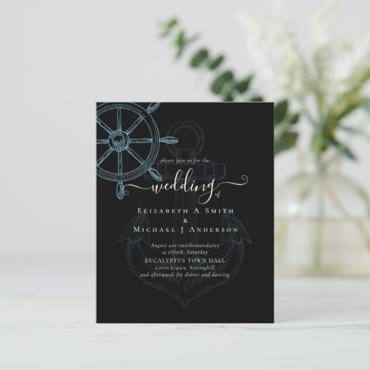 BUDGET Scheepsstuur Bruiloft (Staand voorkant)