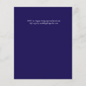 BUDGET Scheepsstuur Bruiloft Flyer (Achterkant)