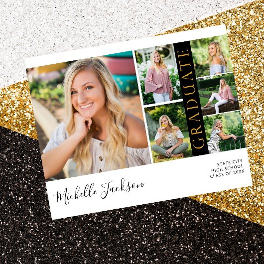 Budget School Spirit 6 Foto Afstuderen Black G an Flyer