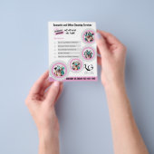 ⭐️BUDGET Schoonmaak Diensten DIY Sjabloon Snoep Ro Flyer (Hand)