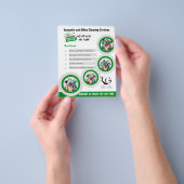 ⭐️BUDGET Schoonmaak Diensten Doe-Het-Zelf Sjabloon Flyer (Hand)