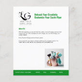 ⭐️BUDGET Schoonmaak Diensten Doe-Het-Zelf Sjabloon Flyer (Achterkant)