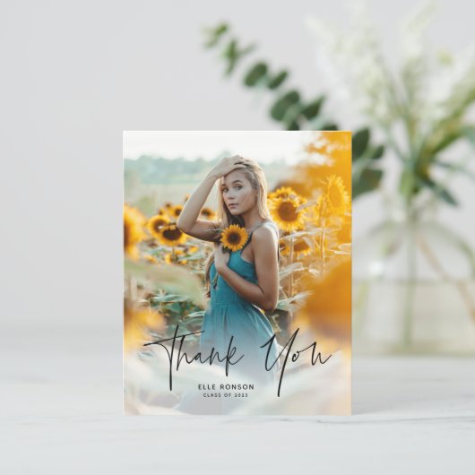 Budget Script 2 Foto Afstuderen - Hartelijk dank (Staand voorkant)