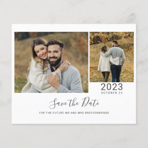 Budget Script 2 Foto's Save The Date Kaart