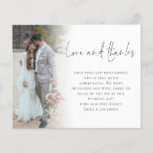 Budget Script 2 Photo Wedding Love Thanks (Voorkant)
