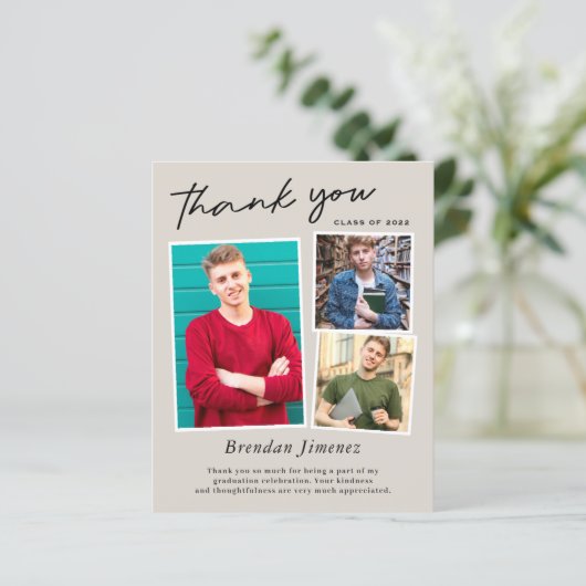 Budget Script 3 Foto Afstuderen Dank u (Staand voorkant)