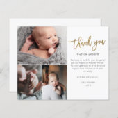 Budget Script 3 Foto Baby Hartelijk dank (Voorkant / Achterkant)