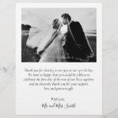 Budget Script 3 Foto Collage Weddenschap Hartelijk Flyer (Achterkant)