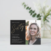 Budget Script Black Gold 60th (Staand voorkant)