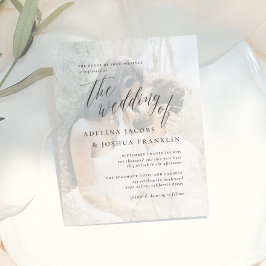 Budget Script Calligrafie Betrokkenheidsfoto Huwel