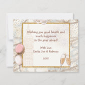 BUDGET Script Champagne Balloons Happy Nieuwjaar (Achterkant)