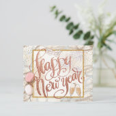 BUDGET Script Champagne Balloons Happy Nieuwjaar (Staand voorkant)