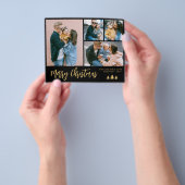 Budget Script Collage Pine Kerstfeestdag brochure (Hand)