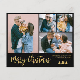 Budget Script Collage Pine Kerstfeestdag brochure