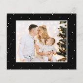 Budget Script Denne 5 Foto Collage Kerstkaart (Achterkant)