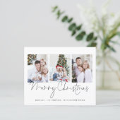 BUDGET Script Family 3 Foto's Merry Kerstmis (Staand voorkant)
