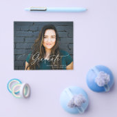 Budget Script Foto Afstudeer Uitnodiging Flyer (Enkel)